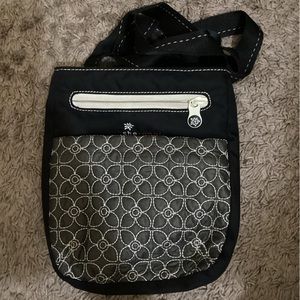SHERPANI Prima LE Nylon Crossbody Bag Gray & Black